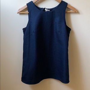 J. Crew Women’s Navy Blue Tank w Overlapping Back